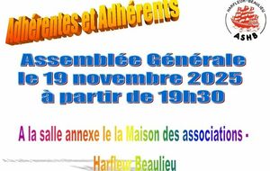 Assemblée Générale ASHB 2024-2025