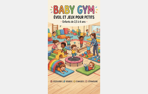 Inscription et reprise de l'activité Baby Gym