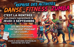 Reprise de l'activité Fitness / Danse